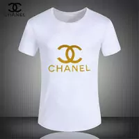 mode chanel t shirts luxury france center gold mark white